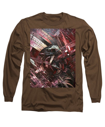 Bergandy Scrape - Long Sleeve T-Shirt