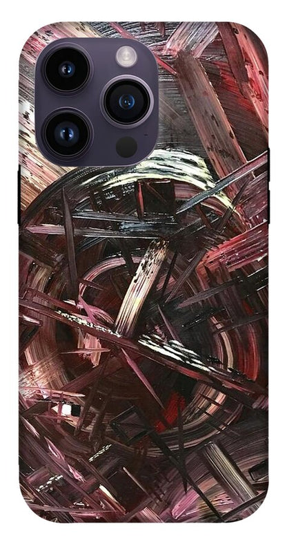 Bergandy Scrape - Phone Case