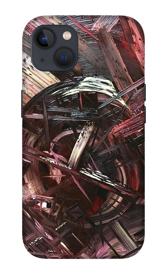 Bergandy Scrape - Phone Case