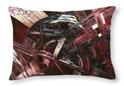 Bergandy Scrape - Throw Pillow