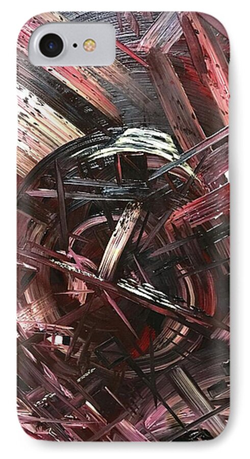 Bergandy Scrape - Phone Case