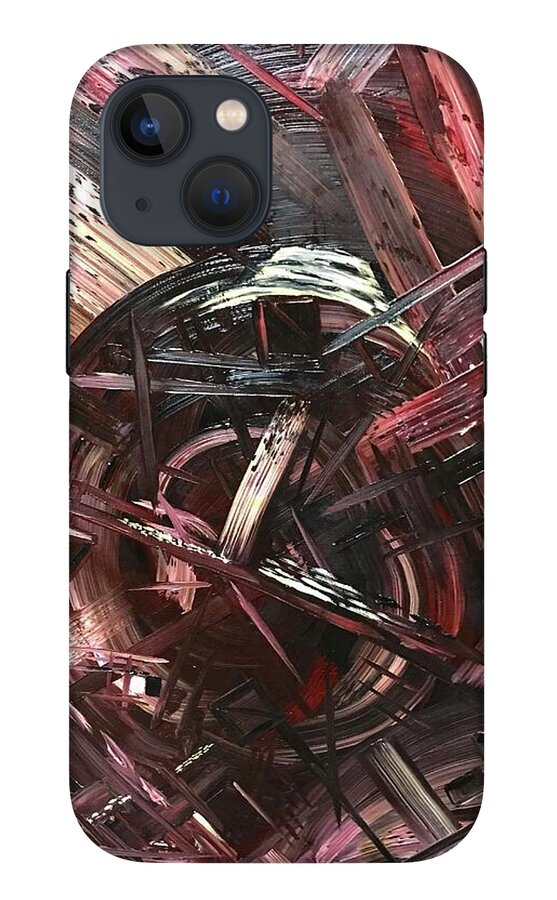 Bergandy Scrape - Phone Case