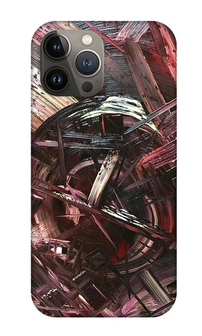 Bergandy Scrape - Phone Case
