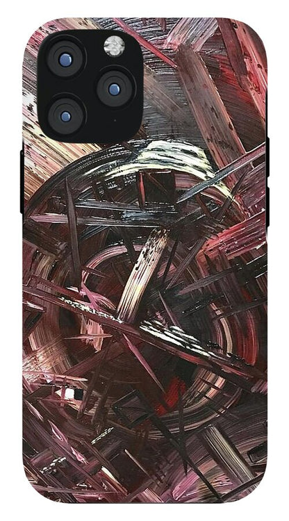 Bergandy Scrape - Phone Case