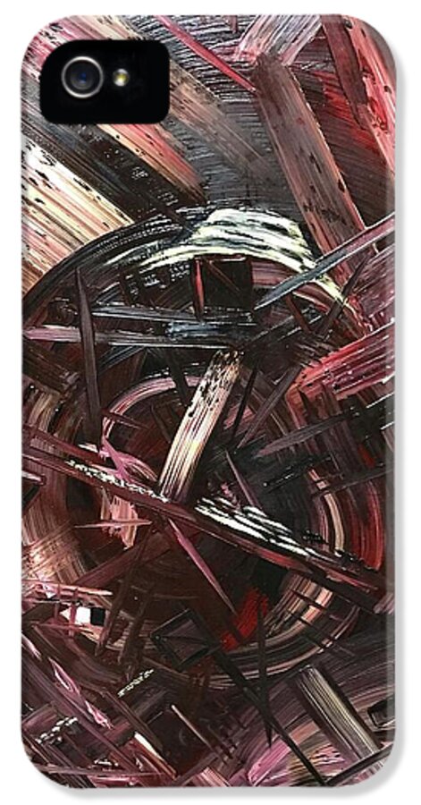 Bergandy Scrape - Phone Case
