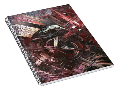 Bergandy Scrape - Spiral Notebook