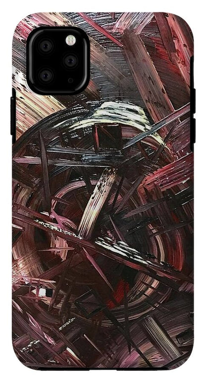 Bergandy Scrape - Phone Case