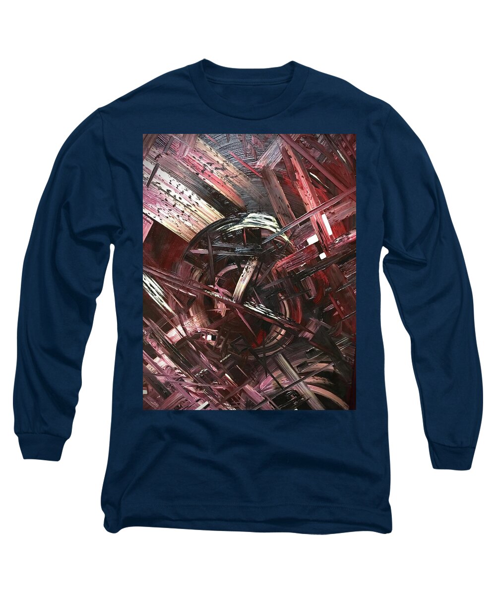 Bergandy Scrape - Long Sleeve T-Shirt