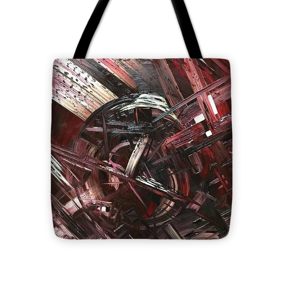 Bergandy Scrape - Tote Bag