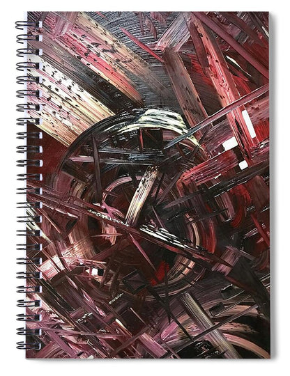 Bergandy Scrape - Spiral Notebook