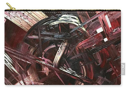 Bergandy Scrape - Zip Pouch