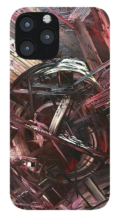 Bergandy Scrape - Phone Case
