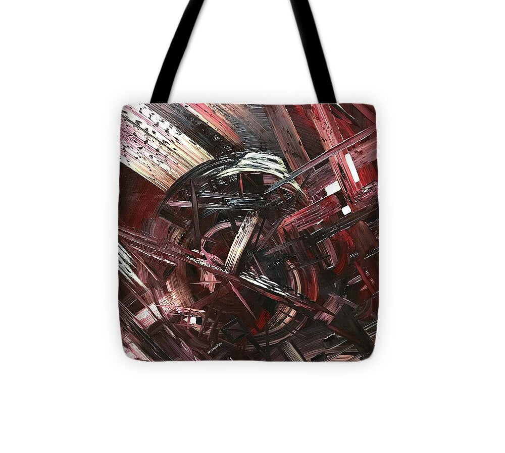Bergandy Scrape - Tote Bag