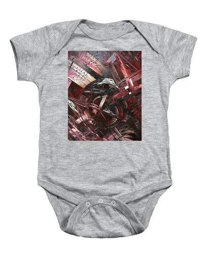 Bergandy Scrape - Baby Onesie
