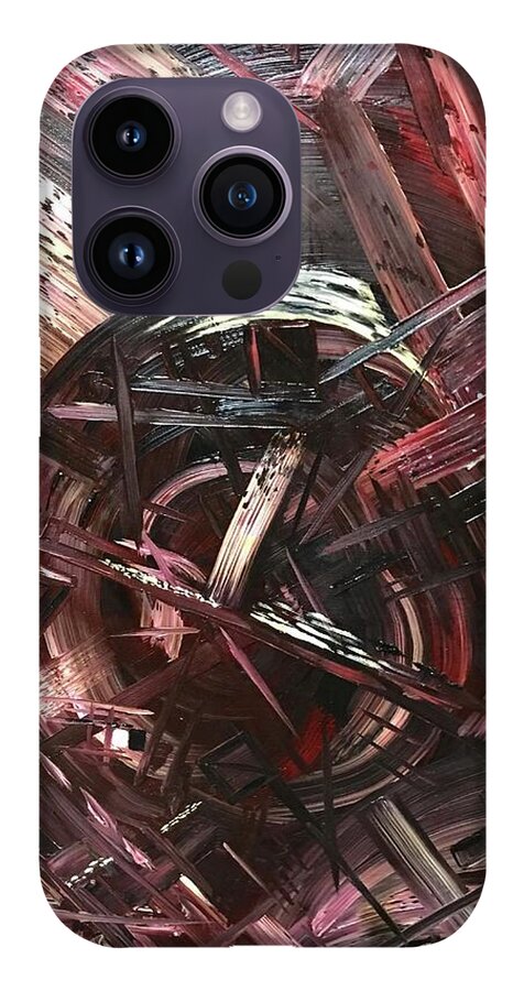 Bergandy Scrape - Phone Case
