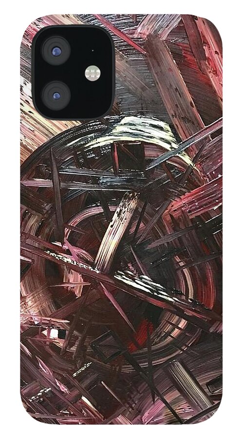 Bergandy Scrape - Phone Case