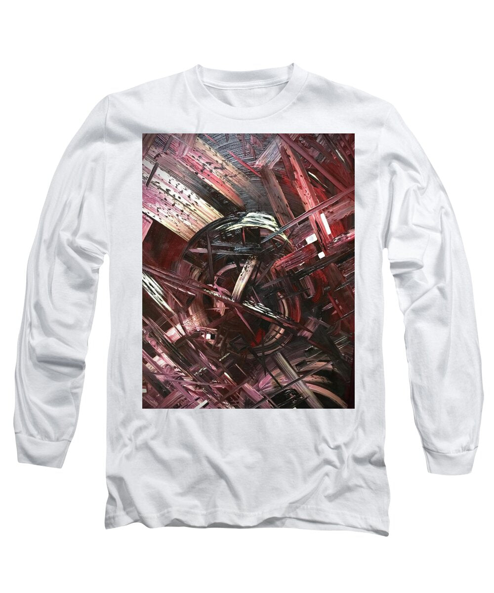 Bergandy Scrape - Long Sleeve T-Shirt