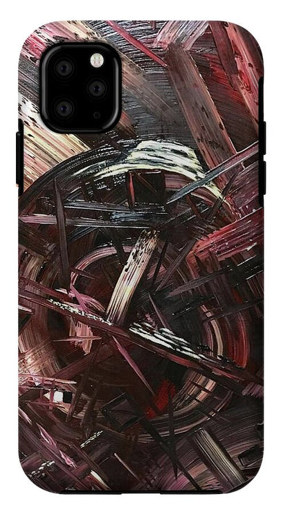 Bergandy Scrape - Phone Case