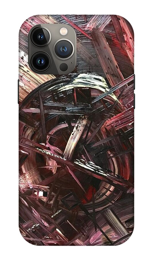 Bergandy Scrape - Phone Case