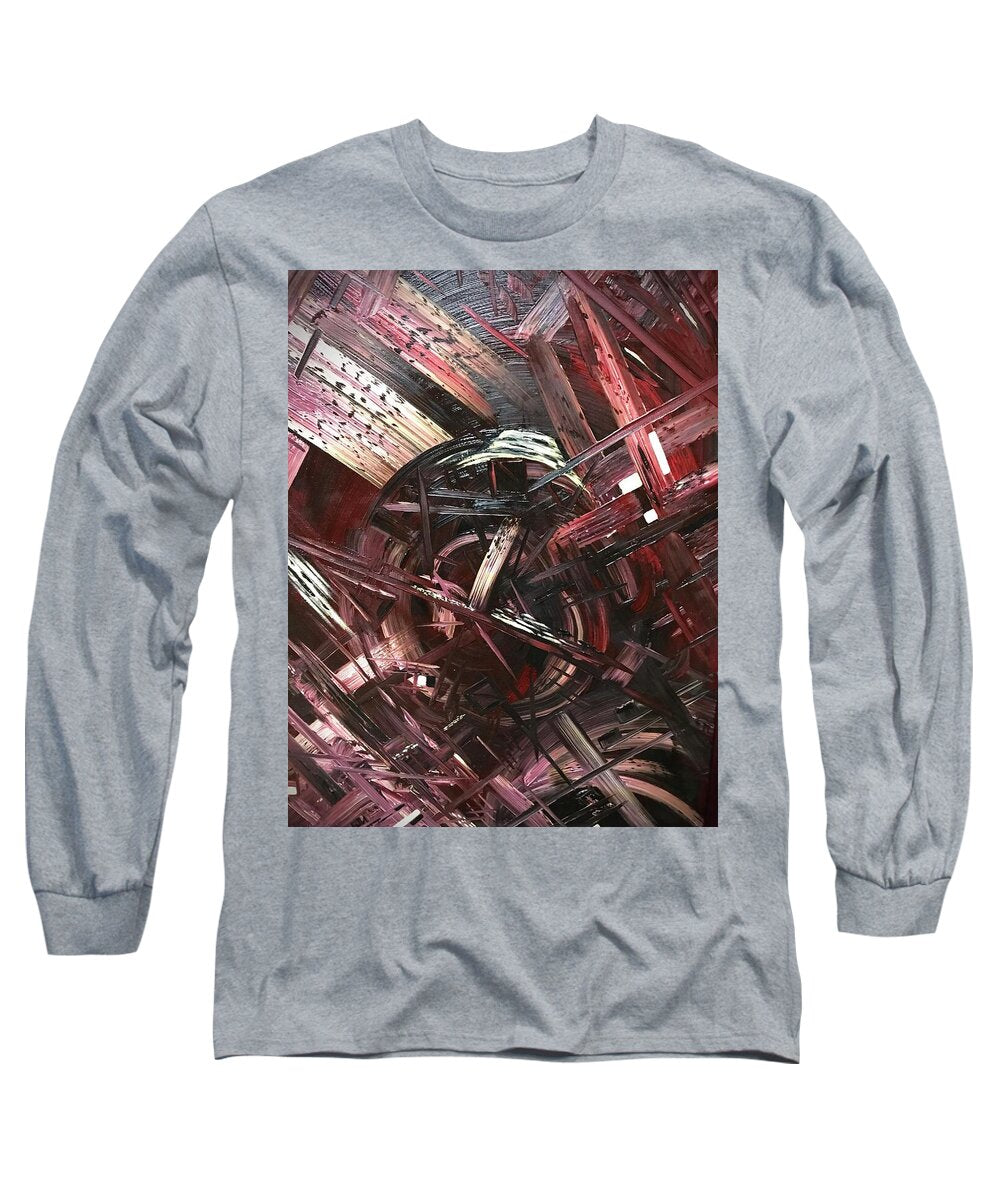 Bergandy Scrape - Long Sleeve T-Shirt