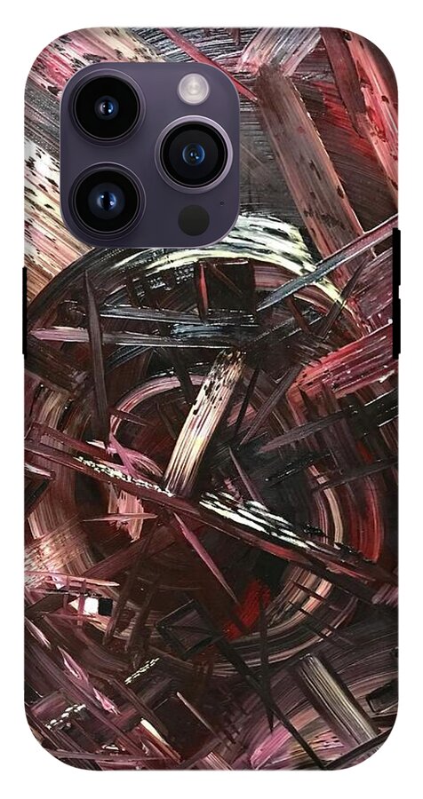 Bergandy Scrape - Phone Case