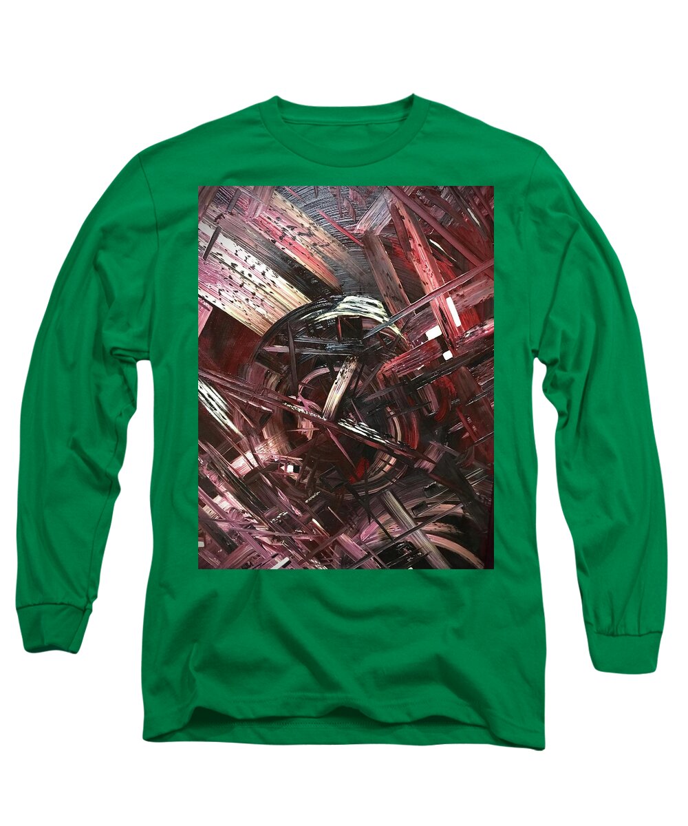 Bergandy Scrape - Long Sleeve T-Shirt