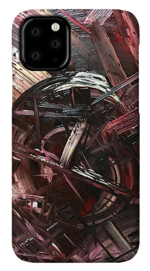 Bergandy Scrape - Phone Case