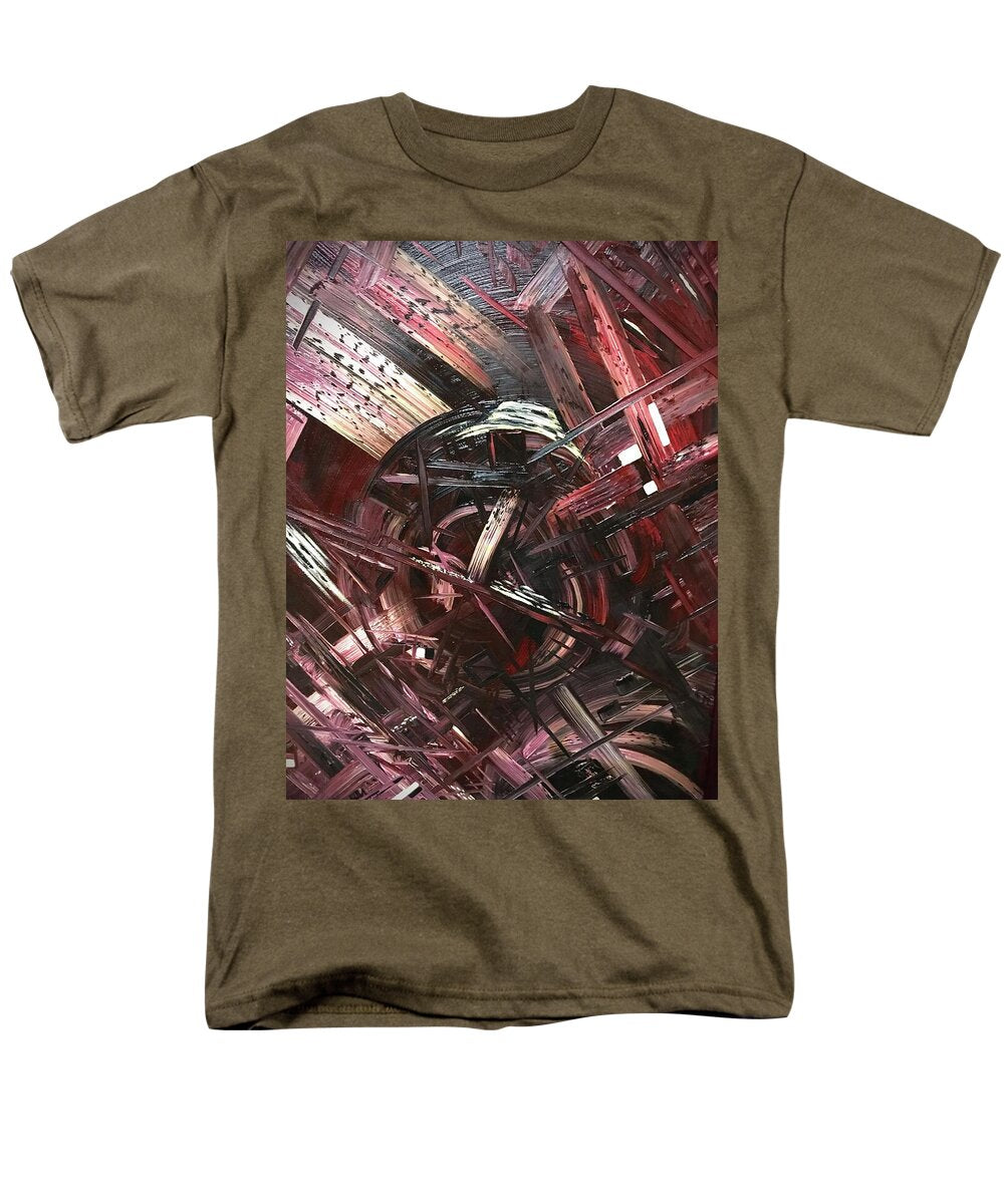 Bergandy Scrape - Men's T-Shirt  (Regular Fit)