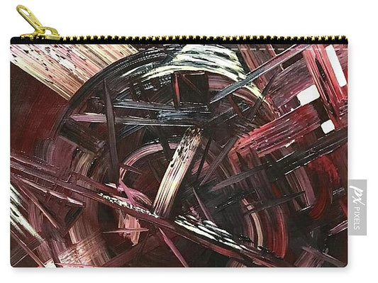 Bergandy Scrape - Zip Pouch