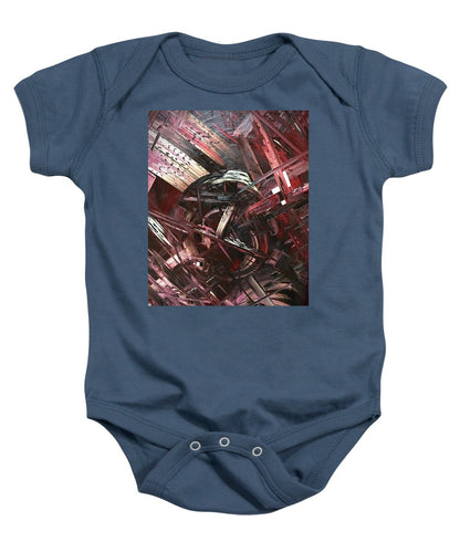 Bergandy Scrape - Baby Onesie