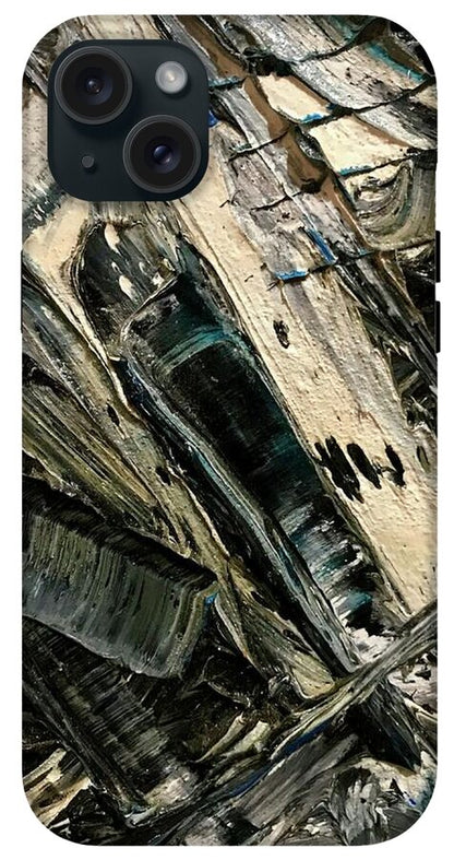 Blue Scrape - Phone Case