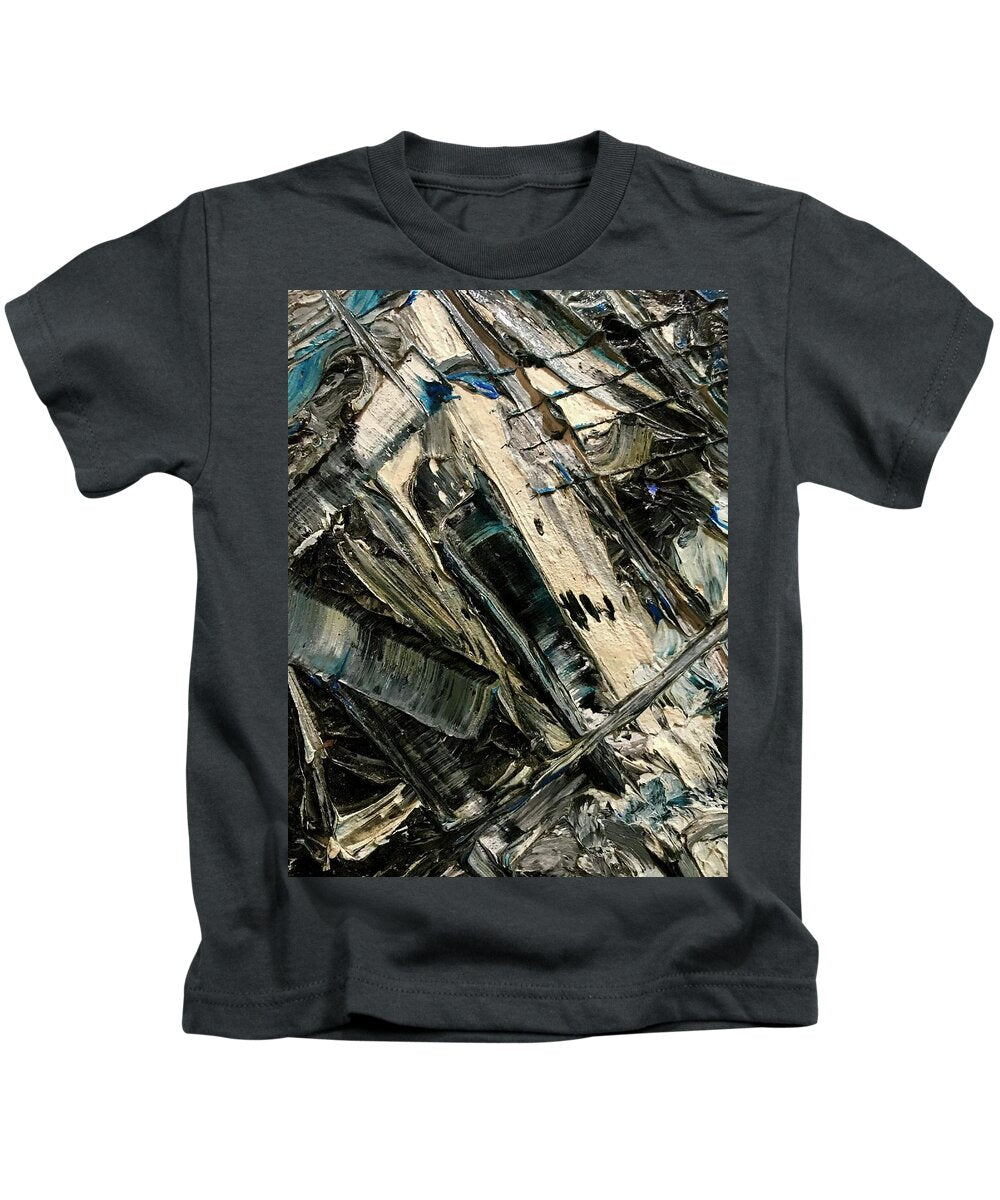 Blue Scrape - Kids T-Shirt