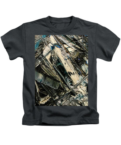 Blue Scrape - Kids T-Shirt