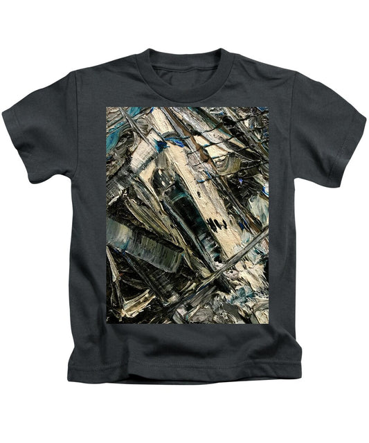 Blue Scrape - Kids T-Shirt