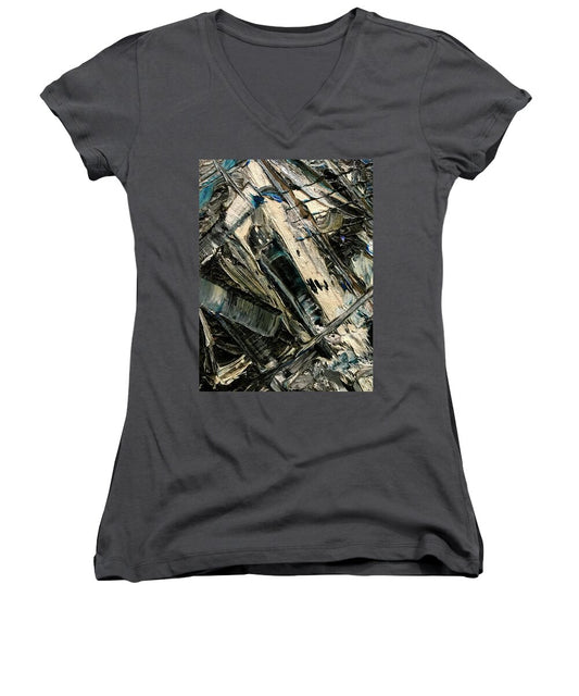 Blue Scrape - Women's V-Neck