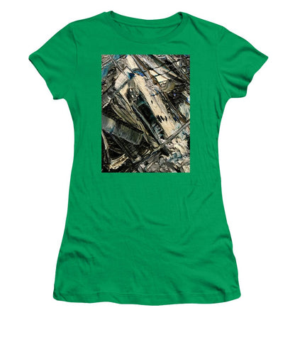 Blue Scrape - Women's T-Shirt
