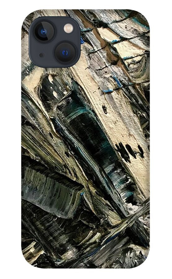 Blue Scrape - Phone Case