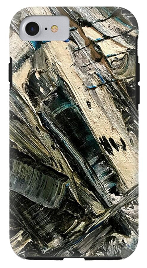 Blue Scrape - Phone Case