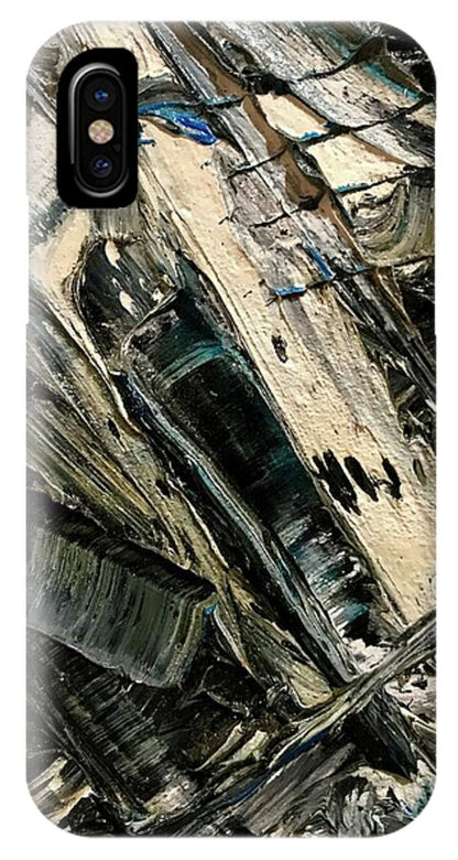 Blue Scrape - Phone Case