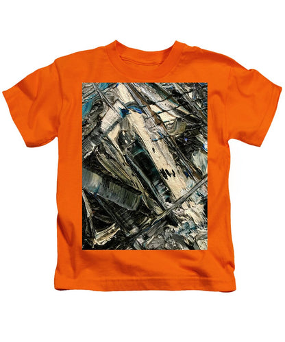 Blue Scrape - Kids T-Shirt