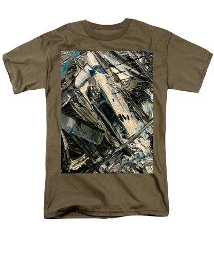 Blue Scrape - Men's T-Shirt  (Regular Fit)