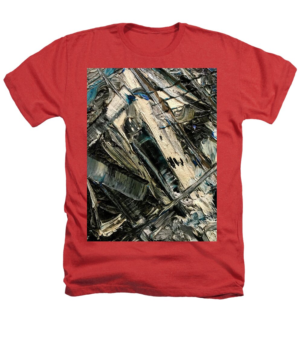 Blue Scrape - Heathers T-Shirt