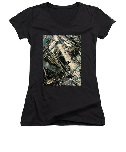 Blue Scrape - Women's V-Neck