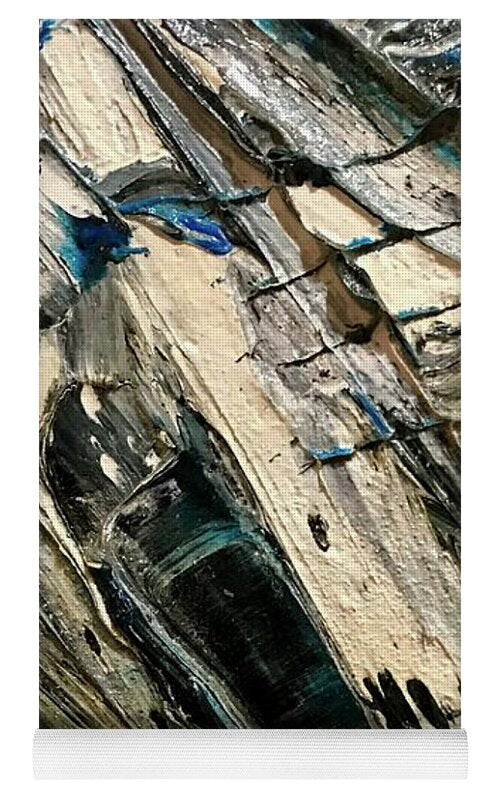 Blue Scrape - Yoga Mat