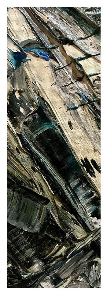 Blue Scrape - Yoga Mat