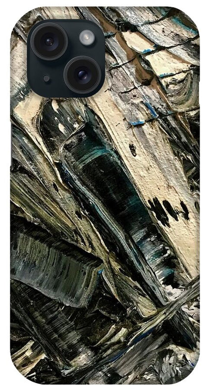 Blue Scrape - Phone Case