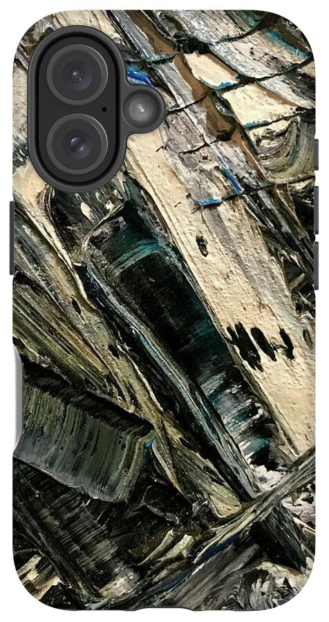 Blue Scrape - Phone Case