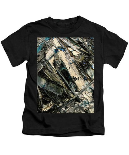 Blue Scrape - Kids T-Shirt