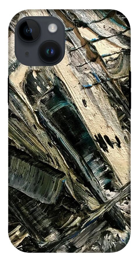 Blue Scrape - Phone Case