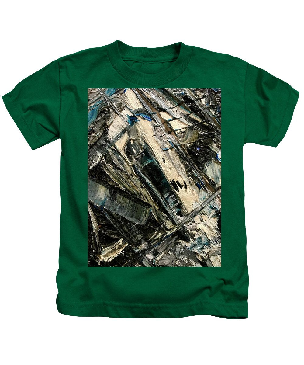 Blue Scrape - Kids T-Shirt
